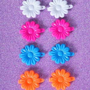 90s Deadstock Floral Hair Clip Set ~