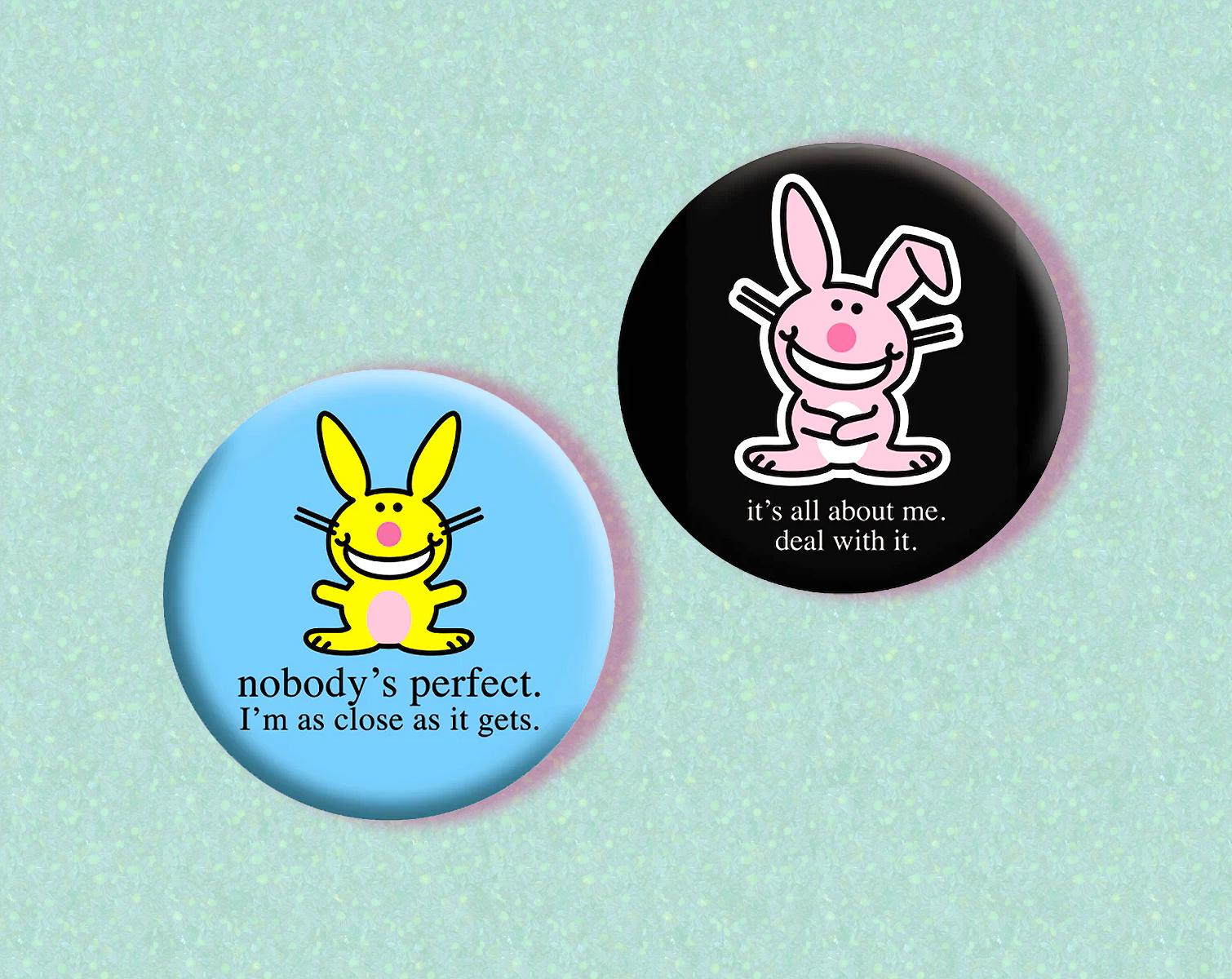 Happy Bunny Jim Benton - Etsy