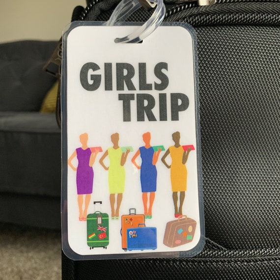 girls trip luggage tags