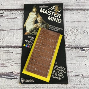 Master Mind Game Mini Vintage Invicta Helt ny Förseglad 1972