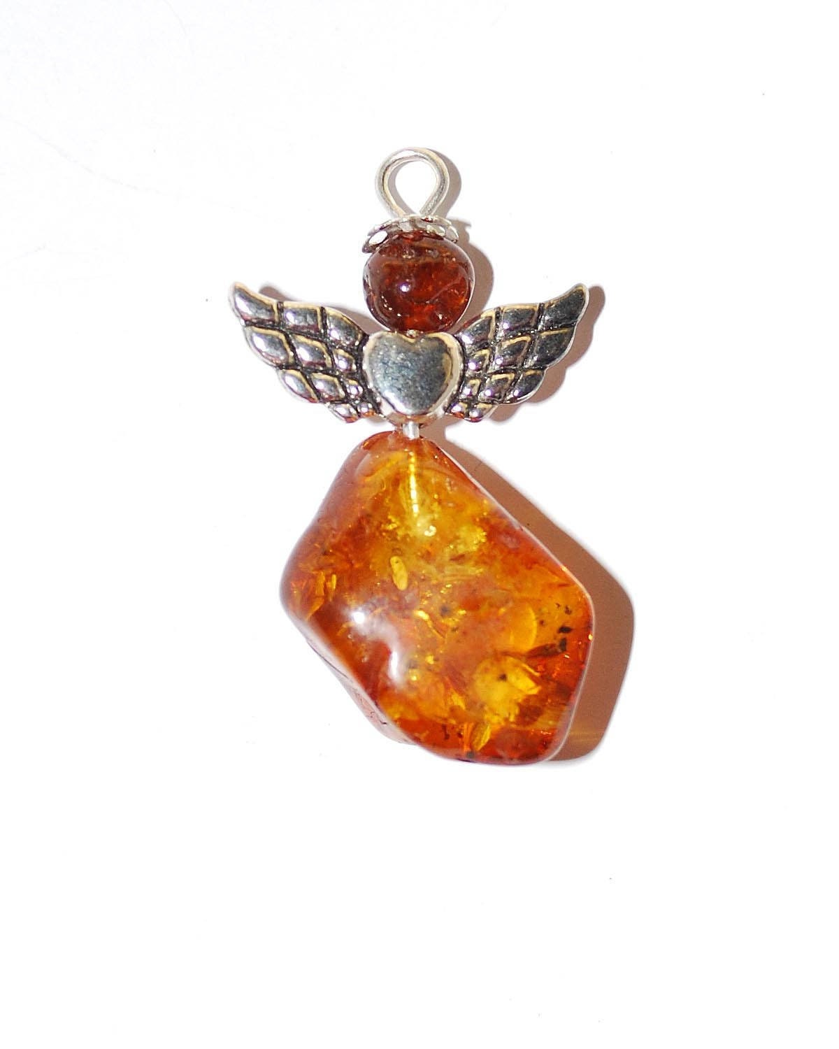 amber crystal necklace for babies