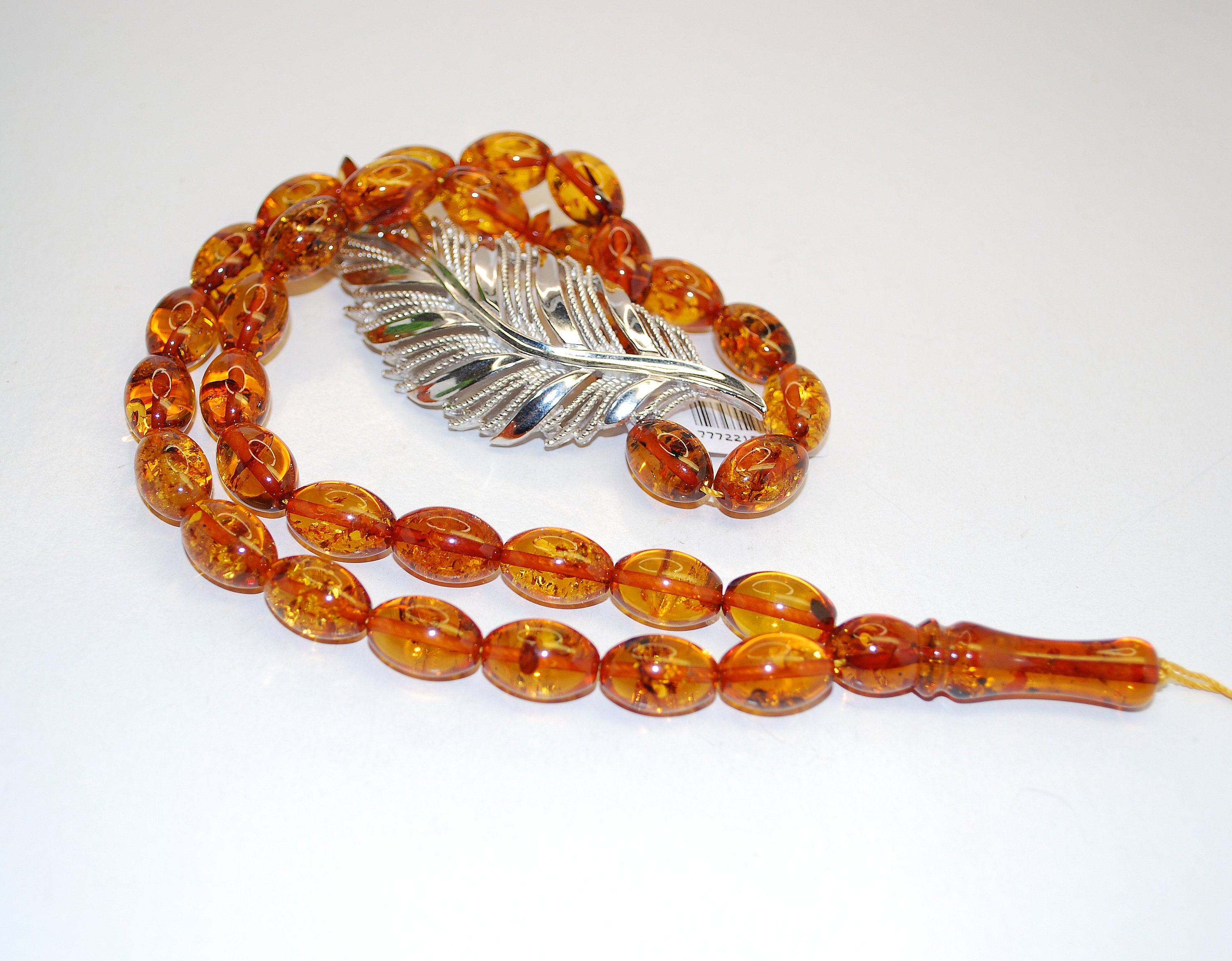 Islam Prayer Beads Subha Amber Prayer Beads 33 Olive Plum Etsy
