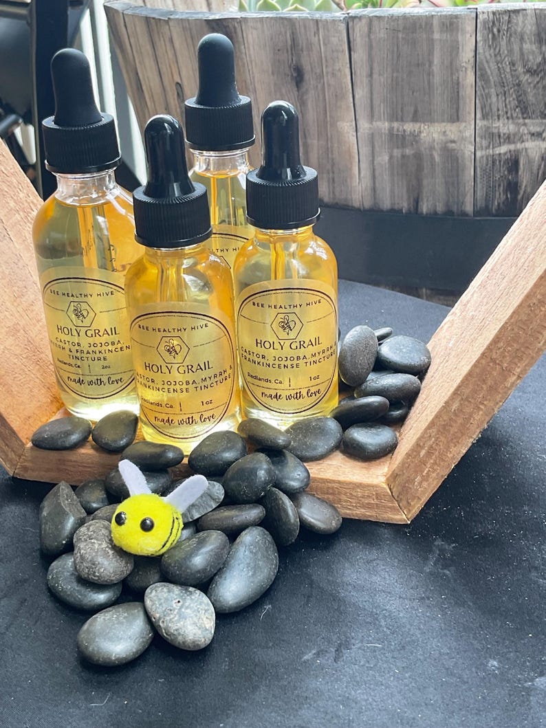 Holy Grail | Frankincense and Myrrh Anointing Oil | Sacred and Nourishing | Botanical Infusion image 6