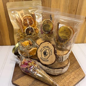 Botanical Simmer Pot Blend | Seasonal Stovetop Potpourri | Natural Citrus Herb Home Fragrance | Apothecary Kitchen Decor Gift