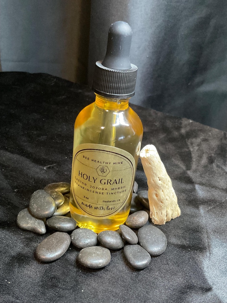 Holy Grail | Frankincense and Myrrh Anointing Oil | Sacred and Nourishing | Botanical Infusion image 8