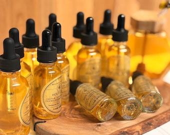 Holy Grail | Frankincense and Myrrh Anointing Oil | Sacred and Nourishing | Botanical Infusion