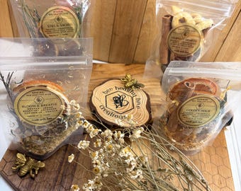 Seasonal Stovetop Potpourri Kit | Natural Botanical Simmer Blends (Spring, Summer, Fall, Winter)