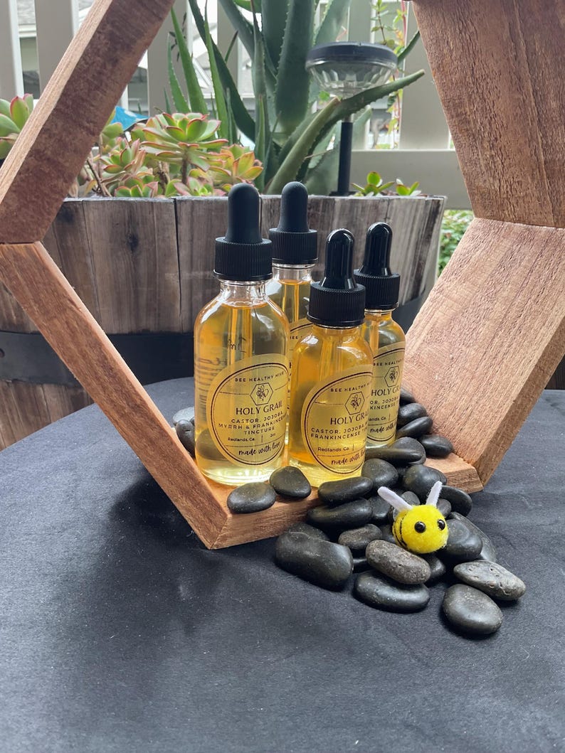 Holy Grail | Frankincense and Myrrh Anointing Oil | Sacred and Nourishing | Botanical Infusion image 7
