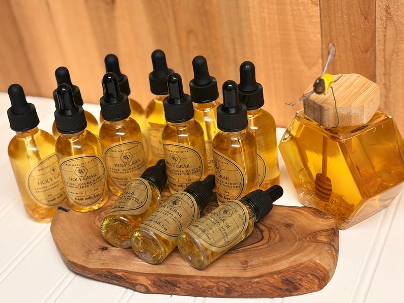 Holy Grail | Frankincense and Myrrh Anointing Oil | Sacred and Nourishing | Botanical Infusion image 13