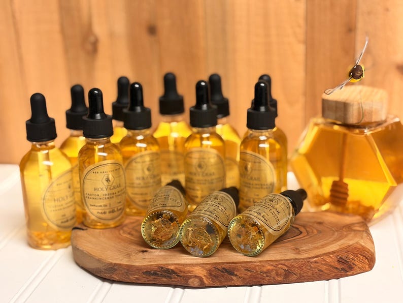 Holy Grail | Frankincense and Myrrh Anointing Oil | Sacred and Nourishing | Botanical Infusion .5 oz