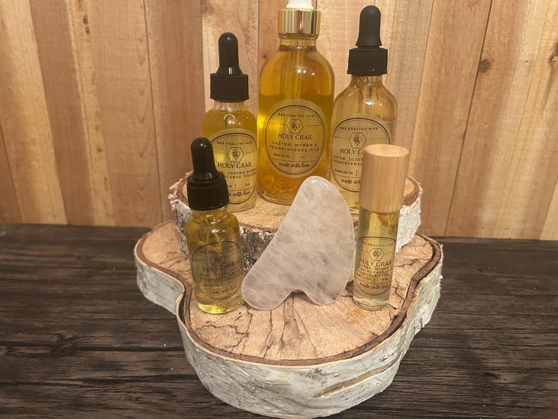 Holy Grail | Frankincense and Myrrh Anointing Oil | Sacred and Nourishing | Botanical Infusion image 2