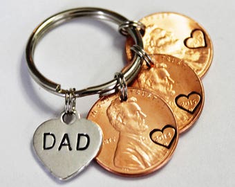 Dad gift. Christmas gift for dad. Dad keychain. Dad Christmas.  New dad gift.  Husband gift. Gift For Him. Dad.  Fathers Day Gift.