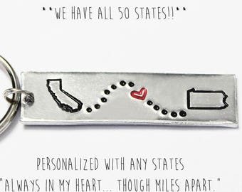 Always in my Heart.  Always in my Heart, Though Miles Apart. Long Distance. Boyfriend Gift. Girlfriend Gift. Far From Home. Farewell Gift.