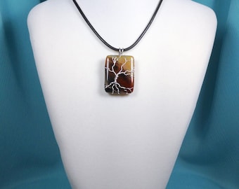 Wire Wrapped Tree of Life Gemstone Necklace