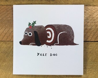 sliced yule dog christmas card funny christmas card yule log funny dog dog lover festive the huffing dog john bond - Funny Dog Christmas Cards sliced yule dog christmas card funny christmas card yule log funny dog dog lover festive the huffing dog john bond - Funny Dog Christmas Cards