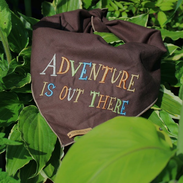 Adventure Is Out There Bandana | Adventure Dog | Up | Carl and Ellie | Adventure Book | Animation | Dog Bandana | Magic Dog | Magical