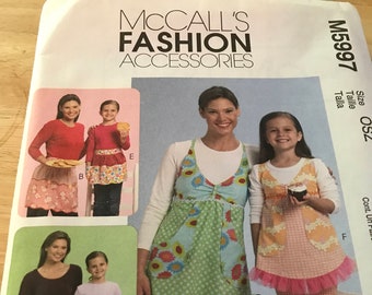 Mother daughter apron set pattern