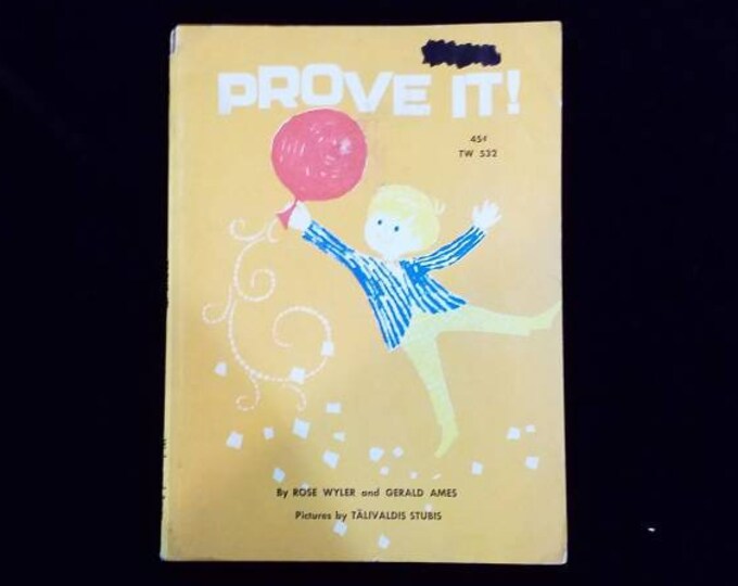 Prove It vintage science avtivity book