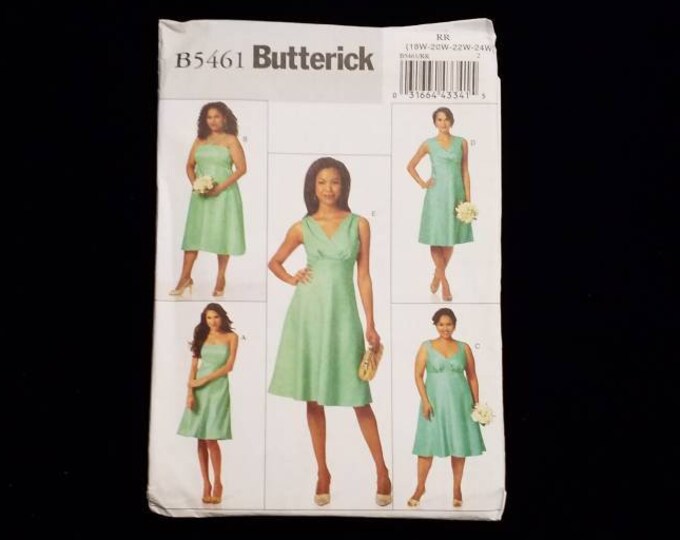 Butterick party dress bridesmaid dress formal dress Plus Size Sewing pattern.  New