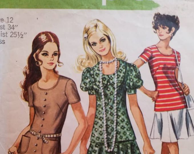 Vintage Simplicity mini dress pattern