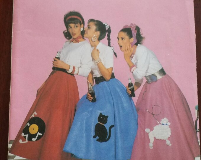 Butterick 4114 poodle skirt sewing pattern