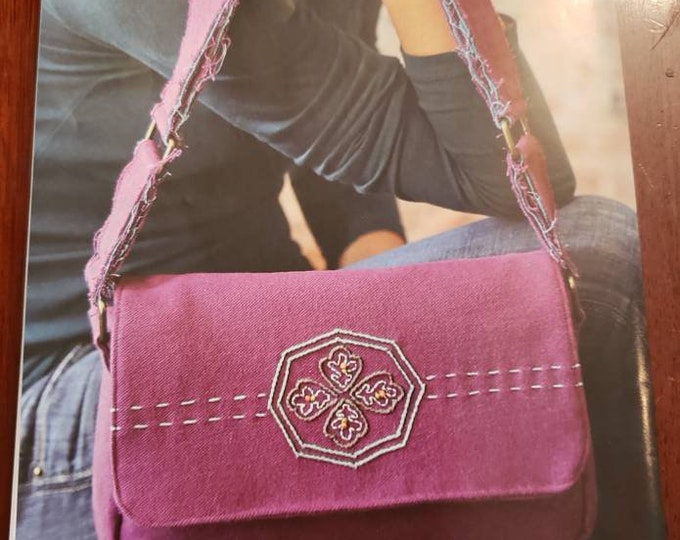 Laurel Canyon purse sewing pattern.  New sewing pattern.