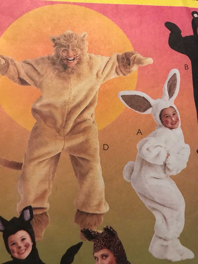 Animal Costume Pattern Etsy