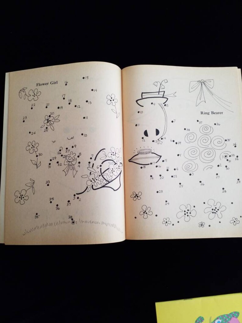 2 Vintage 1970 s Era Dot To Dot Coloring Books Etsy 2 vintage 1970 s era dot to dot coloring books etsy