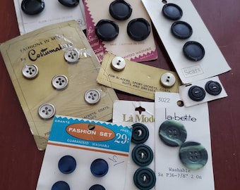 vintage button lot