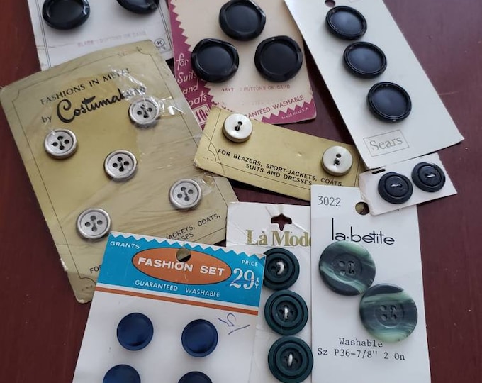 vintage button lot