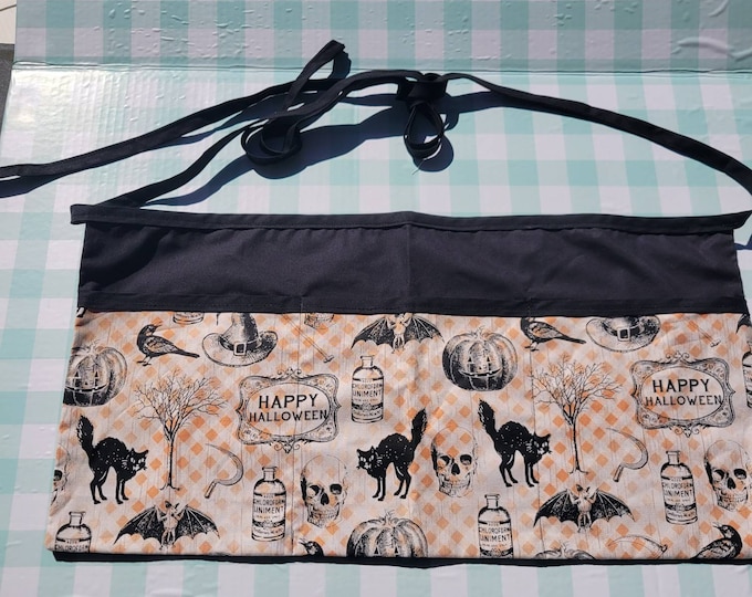 Server apron Halloween theme