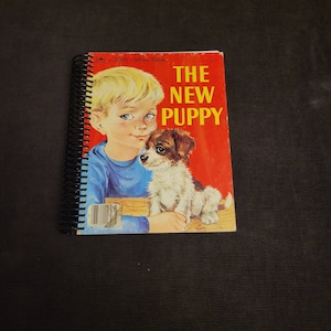 Upcycled Little Golden Book Journal sketchbook