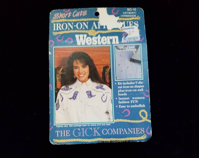 Western iron-on applique supply