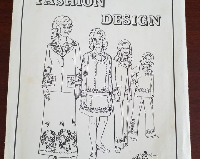 Lady Artex fashion design floral packet embroidery design sheets