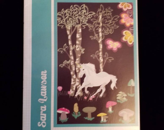 Sew Sweetness Fantasia Embroidery pattern.  Unicorns, mushrooms, trees.  New embroider pattern.