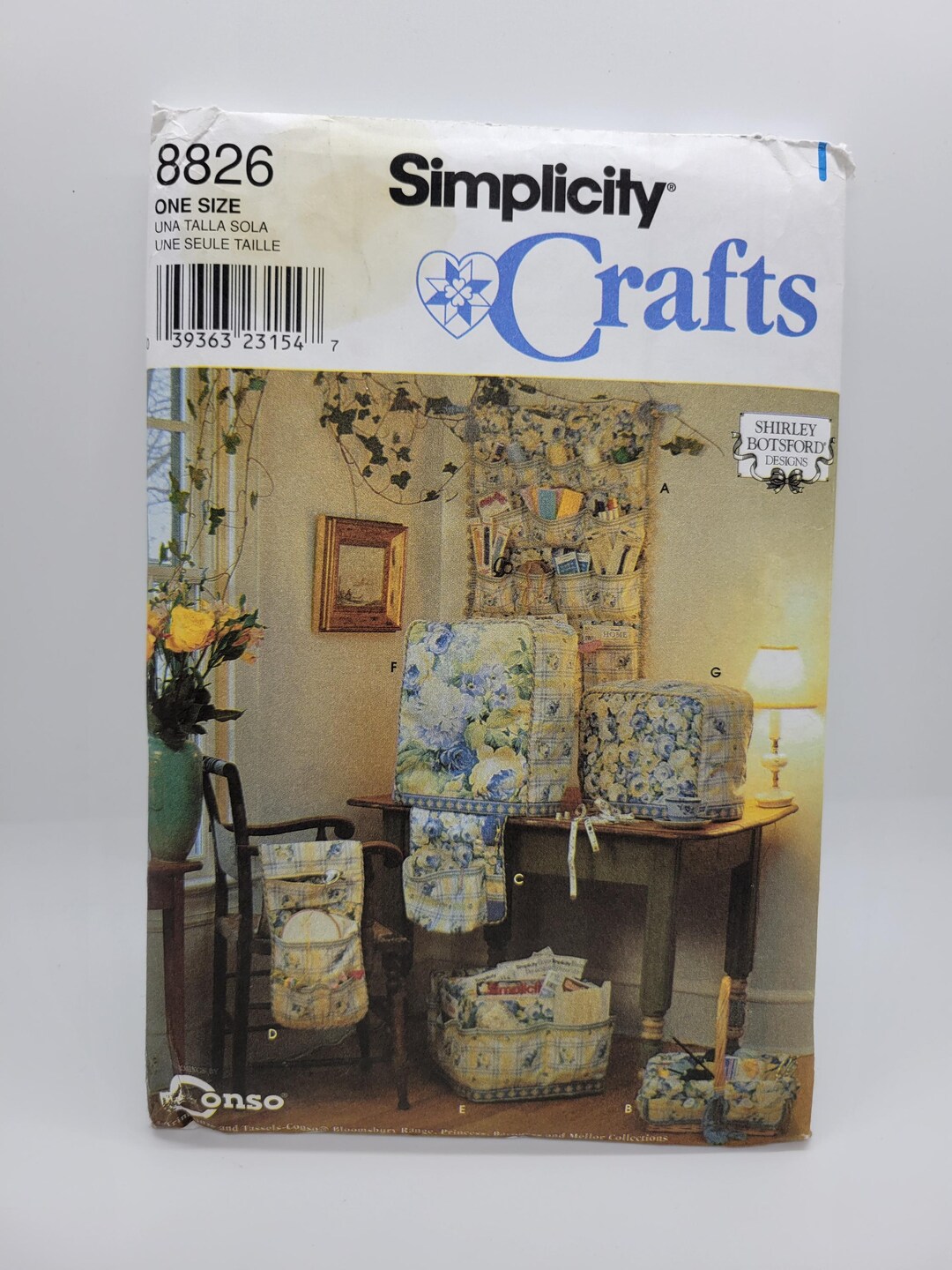 Simplicity Crafts 8826. Sewing Accessories Sewing Pattern. New 1998 - Etsy