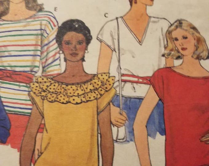 1980's fashion shirt pattern