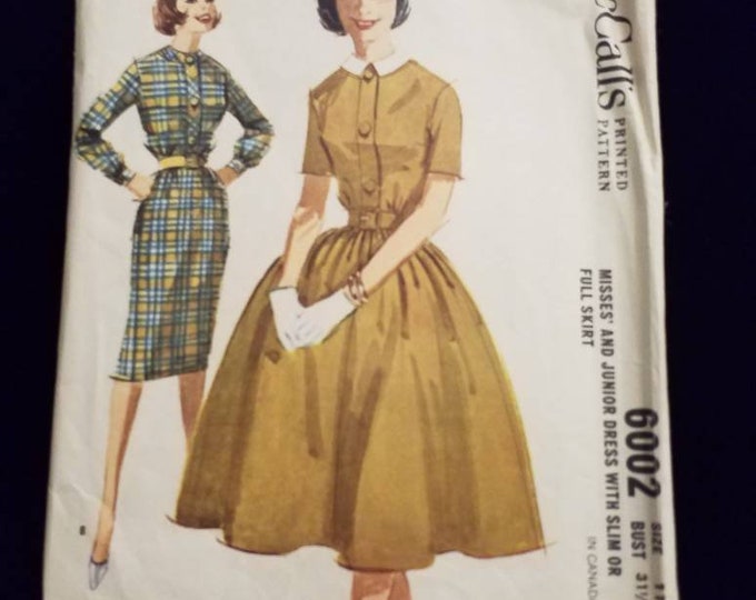 Vintage McCall's sewing pattern.