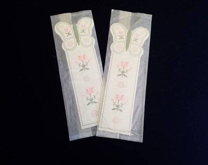 Avon Private World scented perfume sample cards bookmarks.  New old Stock