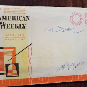 American Weekly vintage clown sewing pattern