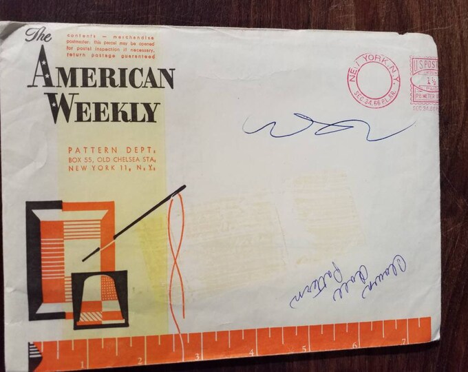 American Weekly vintage clown sewing pattern
