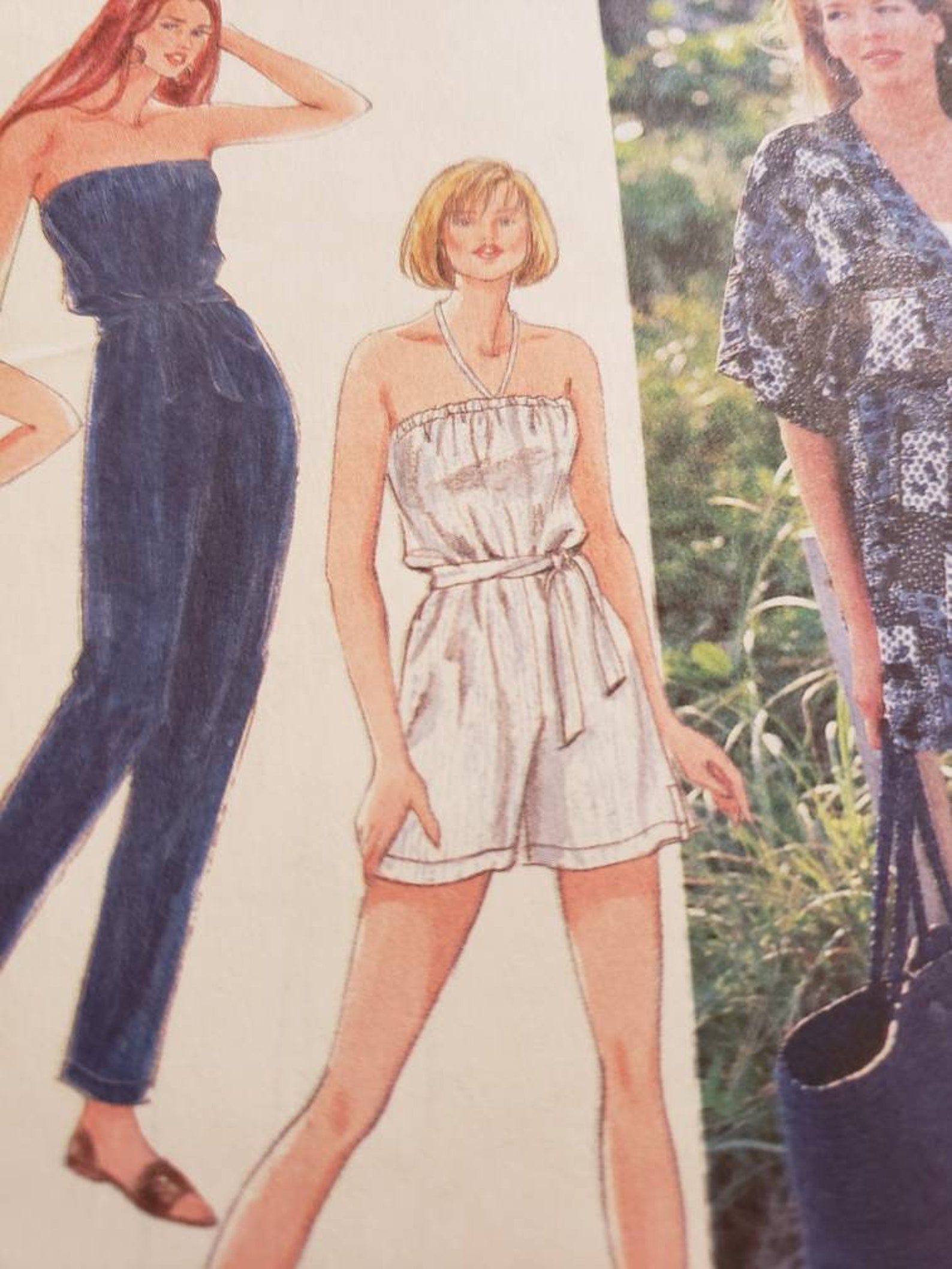 Ladies jumpsuit sewing pattern | Etsy