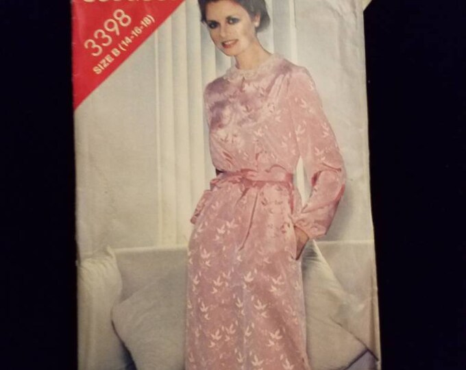 Vintage See & Sew 3998 misses' dress and belt sewing pattern