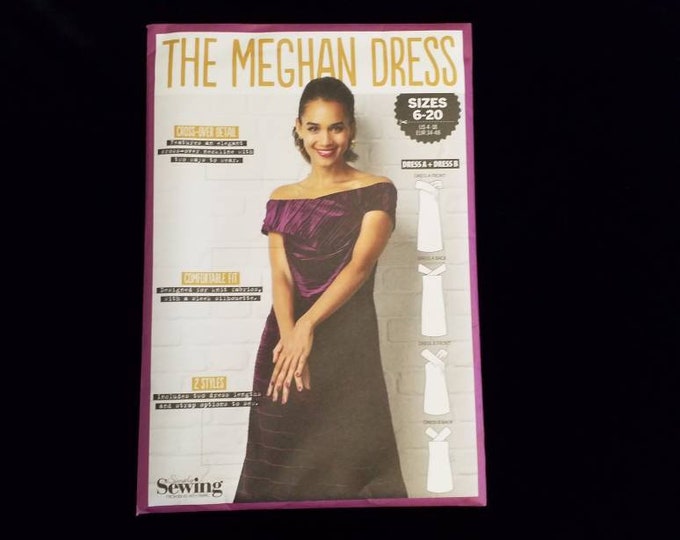 Simply Sewing, The Meghan Dress  sewing pattern.   New.  Sizes 6-20