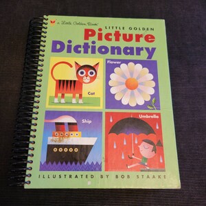 Upcycled Little Golden Book Journal sketchbook