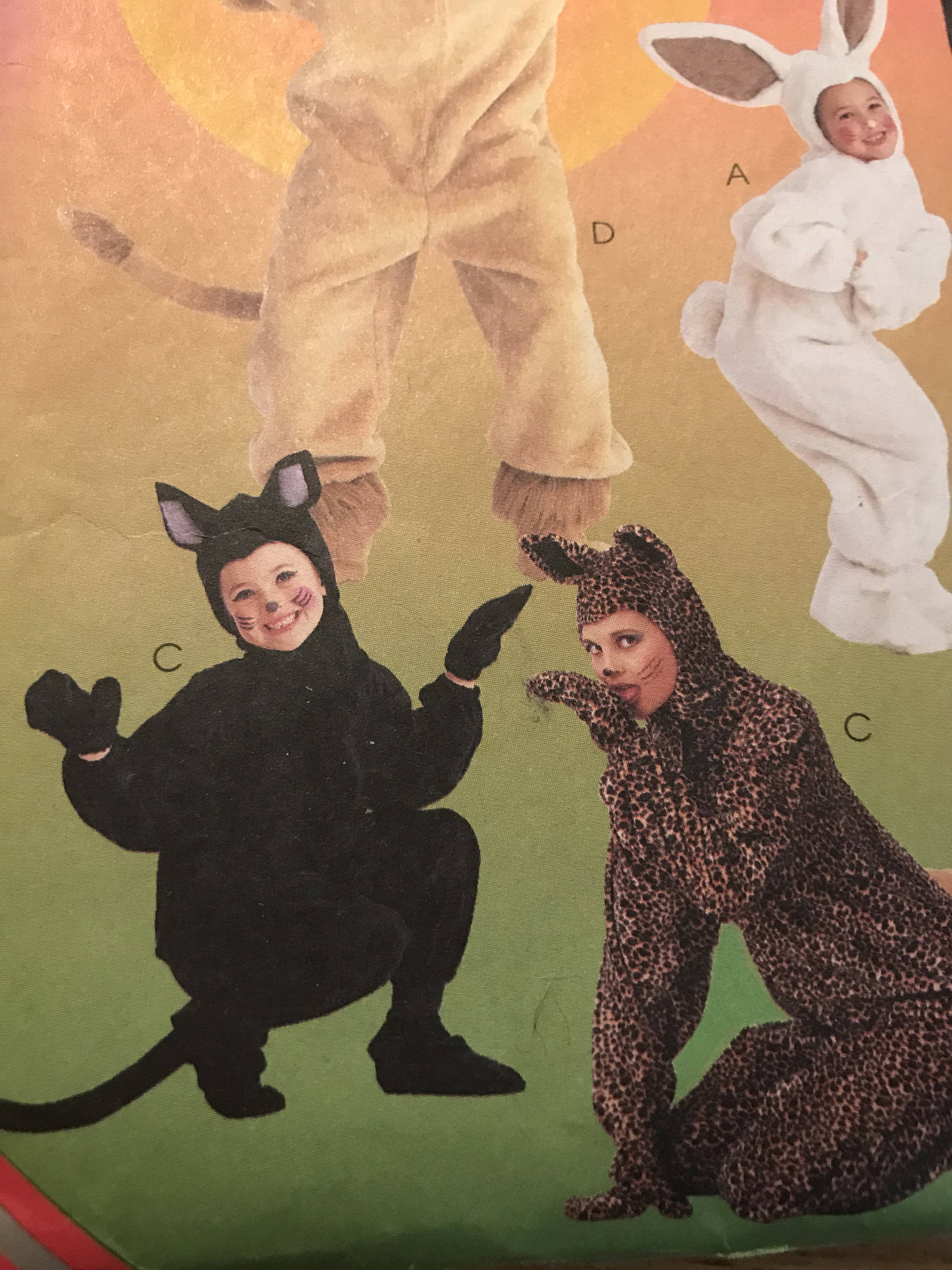 Animal Costume Pattern Etsy