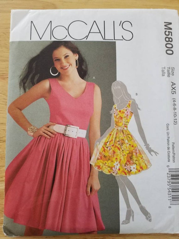 New Women S Summer Swing Dress Sewing Pattern
