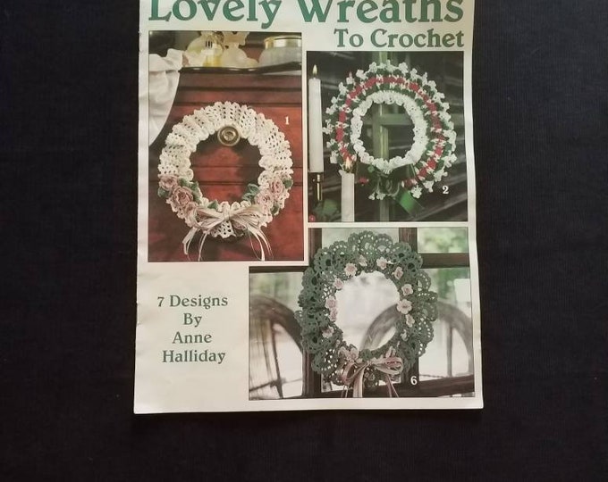 Lovely Wreaths to crochet pattern booklet