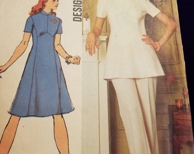 Vintage Simplicity tunic pants suit sewing pattern size 16 new uncut vintage pattern