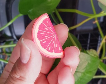 Pink Grapefruit Pin